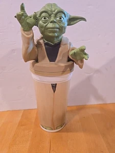 1999 Star Wars Episode 1 Yoda Cup & Topper - KFC Pizza Hut Taco Bell NO STRAW - Picture 1 of 14