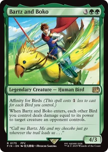 Bartz and Boko 0175 ~ Rare MTG Final Fantasy Mint - Picture 1 of 1