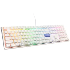 Ducky One 3 Classic Pure White Gaming Tastatur, RGB LED - MX-Black (US) - Bild 1 von 10