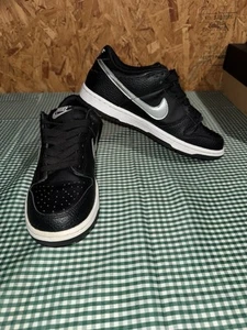 Nike Dunk Low GS NBA 75th Anniversary Spurs Black Chrome Größe 6,5Y - Bild 1 von 14