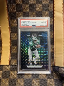 RANDALL CUNNINGHAM 2023 Panini Mosaic GENESIS - PSA 10 EAGLES CASE HIT POP 6 - Picture 1 of 2