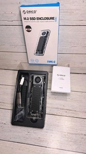 ORICO 40Gbps M.2 NVMe SSD Enclosure with Broken Cooling Fan, Tool-Free... - Afbeelding 1 van 12
