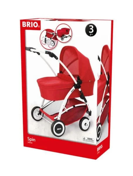 BRIO 24900000 Spin Puppenwagen - Rot
