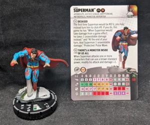 Superman 071 - DC Heroclix - Notorious - Chase Mini con tarjeta - Pierna repegada - Imagen 1 de 3