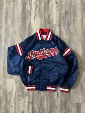 Vintage MLB Cleveland Indians Starter Satin Jacket Sz M VTG RARE GUARDIANS