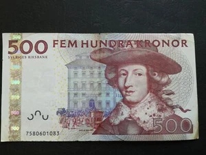 SCHWEDEN 500 Kronen Banknote 2001-2016 - Bild 1 von 2