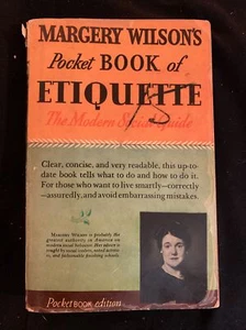 Margery Wilson's Pocket Book Of Etiquette pb 1941 Pocket Books - Bild 1 von 16