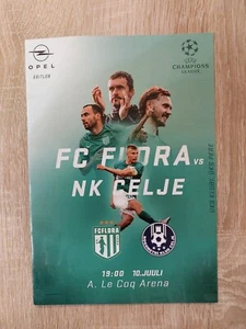 FLORA Tallinn Estonia v CELJE Slovenia 10 July 2024 CHL OFFICIAL VERY RARE - Picture 1 of 1