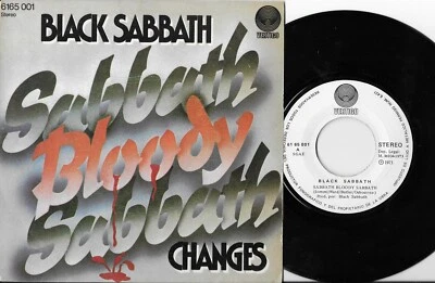 BLACK SABBATH SINGLE SPAIN UNIQUE COVER 1973 HEAVY - Image 1 of 2