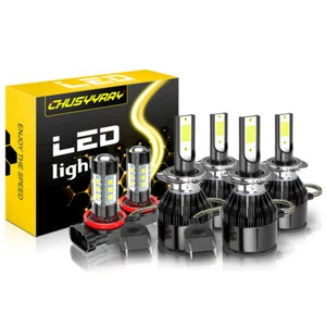 Para For 2012-2017 Hyundai Veloster faro Hi/Lo + bombillas de faro antiniebla - Picture 1 of 10