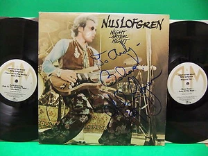 SIGNED LP Nils Lofgren Night After Night 1977 2LP Record NM A&M 3707 Autographed - Picture 1 of 6