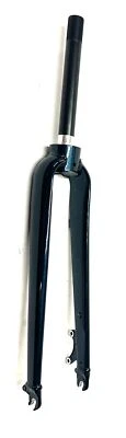 IZIP 1 1/8" 26" Threaded Alloy Bike Fork 100mm QR Disc Axle to Crown 425mm NEW - Image 1 of 4