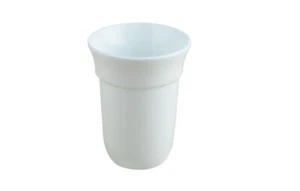 Vaso De Repuesto Para Escobilla De Wc Cerámica Blanca Baño Accesorios DFH - Imagen 1 de 1