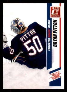 2010-11 Donruss #276b Bryan Pitton Edmonton Oilers RC - Picture 1 of 2