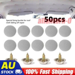 50Pcs Auto Roof Snap Pins Retainer Nylon Stable Car Roof Headliner Repair Kit - Picture 1 of 13