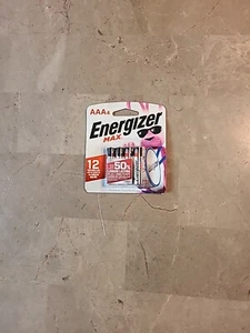 Energizer Batteries AAA 4 Pack Triple A Long Lasting 12 Year Shelf Life - Picture 1 of 2