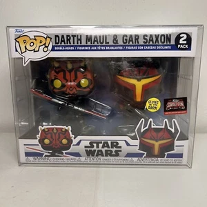 Funko POP! Star Wars Darth Maul Gar Saxon Glow TargetCon Nuevo Como Nuevo Con Protector - Imagen 1 de 7