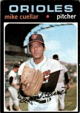 1971 Topps Mike Cuellar Baltimore Orioles #170
