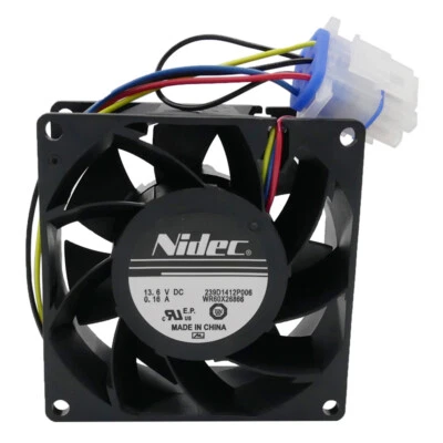 NIDEC V80E14MS2A3-57A611 239D1412P002 GE WR60X10356 DC13.6V 0.16A FAN Z88 - Image 1 of 3