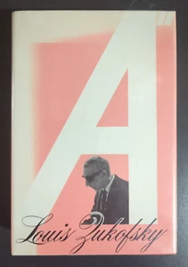 Louis Zukofsky "A" (First Edition) 1978 - Imagen 1 de 3