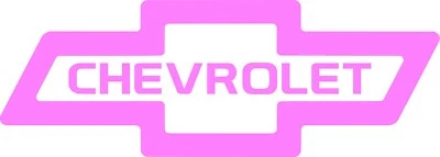 Pajarita Chevrolet personalizada con calcomanía de vinilo Word varios colores y tamaños Foto 1 de 4