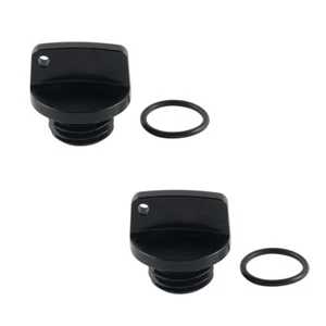 2x Oil Filler Caps Plugs For Kawasaki Ninja 1000 Ninja 400/R Ninja 600R Z1000 - Picture 1 of 7