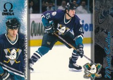 1997-98 Pacific Omega DARK GRAY #1 MATT CULLEN - Anaheim Mighty Ducks