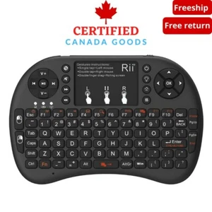 i8+ Mini Wireless Touch Keyboard Handheld Remote LED Backlit Android Smart TV - Picture 1 of 6