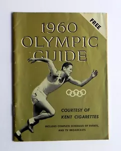 1960 ROME OLYMPIC GAMES Summer Guide Booklet - Kent Cigarettes - Exc Condition - Picture 1 of 6