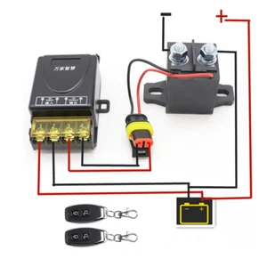 Car Battery Disconnect Switch Master Isolator Cut Off Wireless Remote Control - Picture 1 of 10