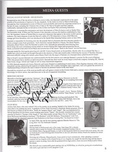 2005 MERCEDES McNAB Autographed MegaCon Magazine - Picture 1 of 3