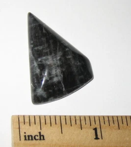 CABUJÓN DE PIEDRA FELDESPATO ESTRELLA NEGRA PULIDA CABUJÓN CANADÁ 5,3 g *A - Imagen 1 de 8