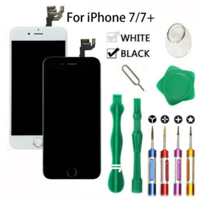 For iPhone 7 7 Plus Display LCD Touch Screen Digitizer Replacement Parts+9 Tools - Image 1 of 4