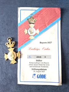 Göde Abzeichen Bayern ---Ludwigs Orden--- - Bild 1 von 4