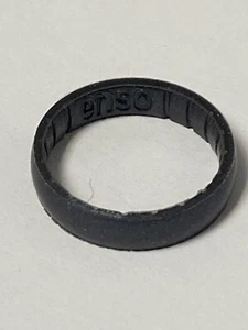 Anillos Enso Elementos Delgados Anillo Negro Perla Talla 6 Silicona Hecho en EE. UU. Banda para Mujer” - Imagen 1 de 2