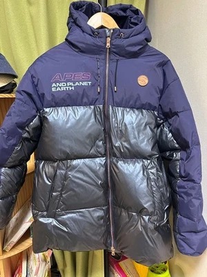 AAPE BY A BATHING APE Down Jacket XS Navy Nylon 2023 Excellent Condition - Image 1 of 4