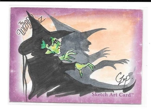 Tarjeta artística de boceto dibujado a mano Breygent Mago de Oz Bruja Malvada del Oeste 1/1 - Imagen 1 de 2