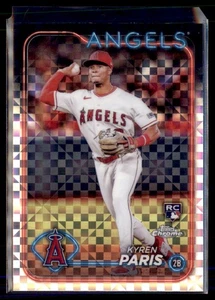 Topps Chrome X-Fractor Kyren Paris Los Angeles Angels RC #151 2024 - Imagen 1 de 2