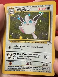 Pokemon TCG Wigglytuff 19/130 Base Set 2 Holo Rare Unlimited - Picture 1 of 4