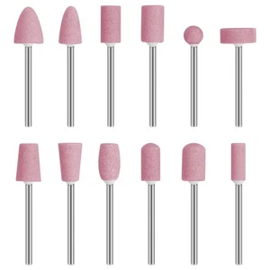 Punte per trapano manicure lucidatrice unghie accessori arte carburo testa di macinazione - Foto 1 di 10