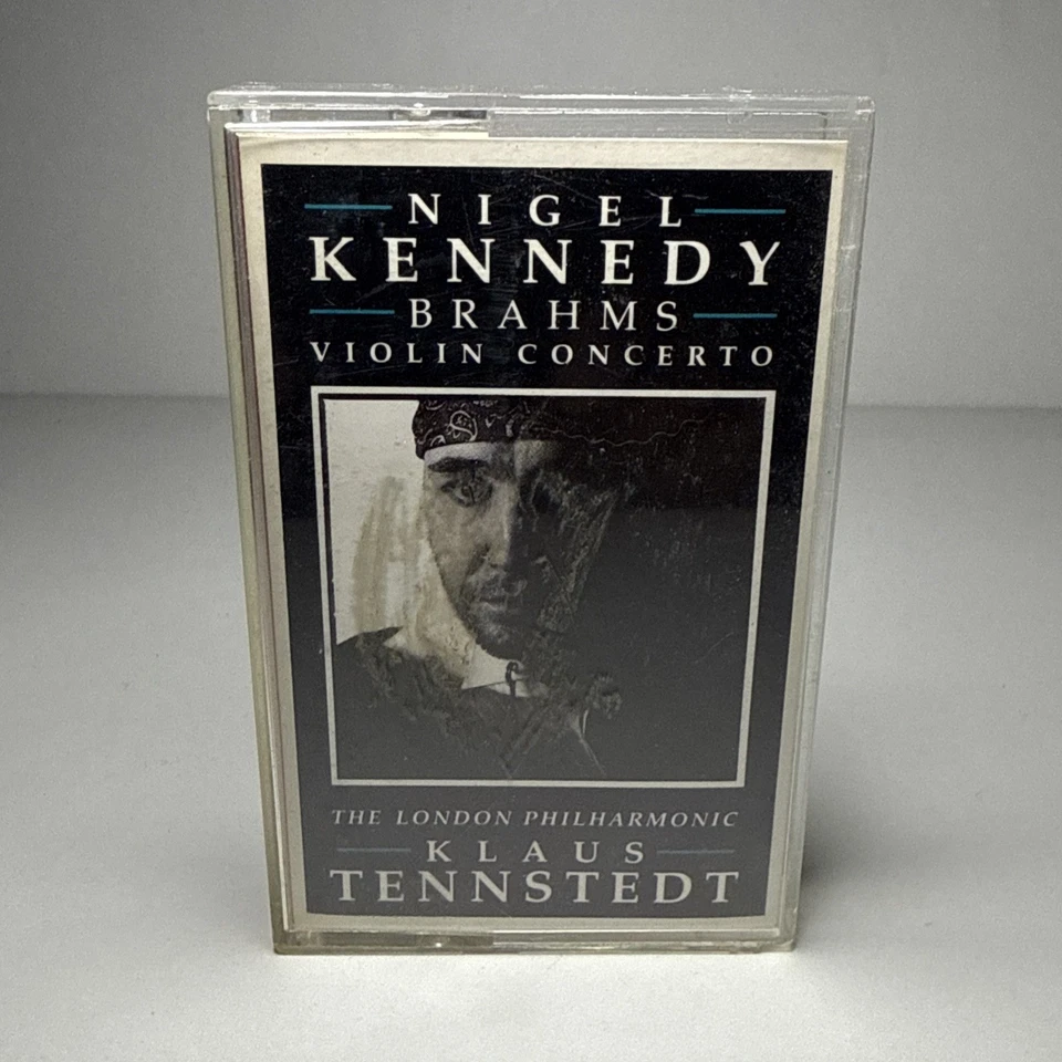 NIGEL KENNEDY: BRAHMS VIOLIN CONCERTO CASSETTE - SUPER CONDITION - Image 1 of 4