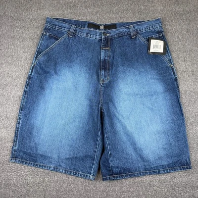 Pantalones Cortos de Jean Marithe Francois Girbaud De Colección Para Hombres 44 Azul Pierna Ancha Sueltos Nuevos con Etiquetas Foto 1 de 4