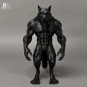 Werwolf Dekoration Stehende Skulptur Tierfigur Wohndeko Kunststoff - Bild 1 von 6