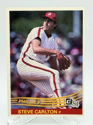 Steve Carlton 1984 Donruss #111 HOF K3 2 - Image 1 of 3