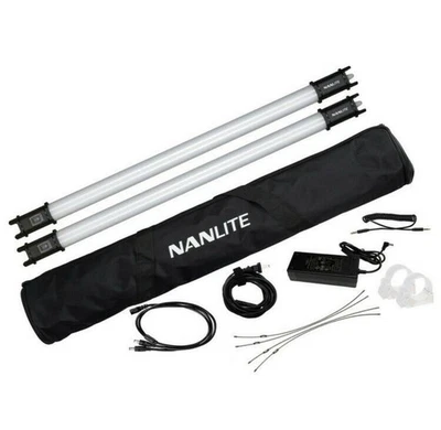 Nanlite PavoTube 15C RGBWW LED 管灯 2 灯套件带包和配件 全新 — 第 1/4 张图片