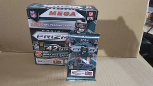 Mega caja de fútbol americano NFL 2024 Panini Prizm paquete único (1) - Imagen 1 de 4