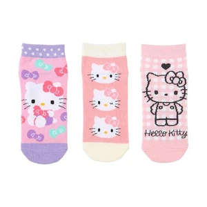 SANRIO Kids sneaker socks 3 pair set socks 16-18cm hello kitty 453293 - Picture 1 of 7