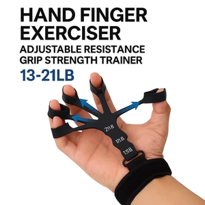 Hand Finger Exerciser – Adjustable Resistance Grip Strength Trainer 13-21LB - Picture 1 of 1