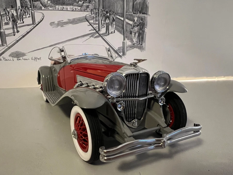 The Danbury Mint Düsenberg SSJ 1935 1:24  inkl. OVP - Bild 1 von 4