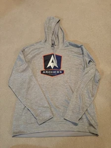 Adidas Utah Archers Lacrosse Club PLL Hooded Sweatshirt XL - Picture 1 of 4